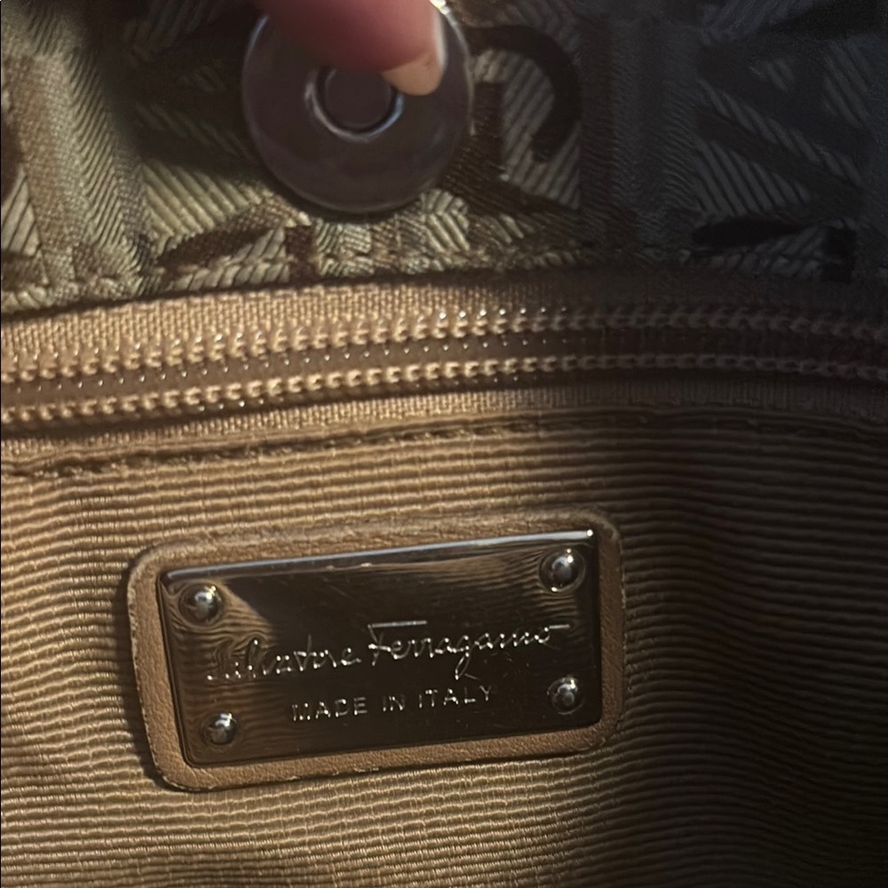 Salvatore Ferragamo Tan Crossbody Bag - Picture 10 of 16